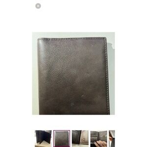 Paul And Taylor Men's Brown Handcrafted Leather Large Wallet RFID Protect Key